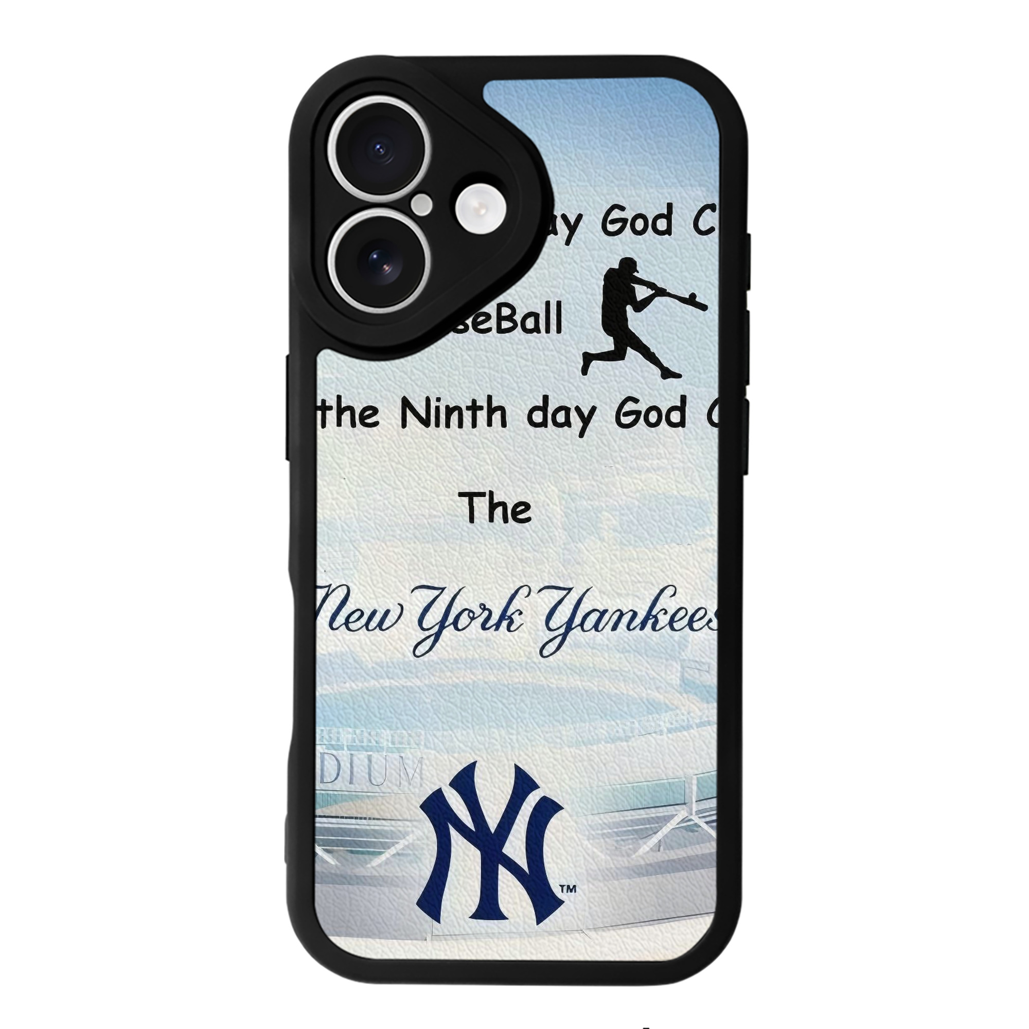 New York Yankees 314 IPhone 16 Silicone Leather Case – UV Print, Lambskin Texture – Perfect Fit, Wireless Charging Compatible, Scratch Resistant, Precise Cutouts – Stylish Protection For IPhone 16